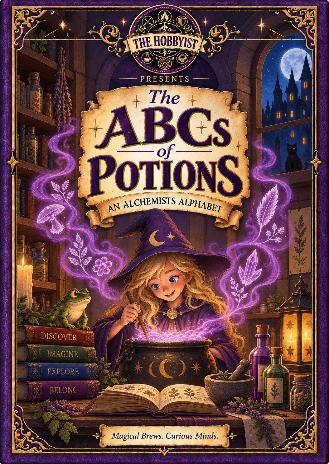 The ABCs of Potions illustrated book cover