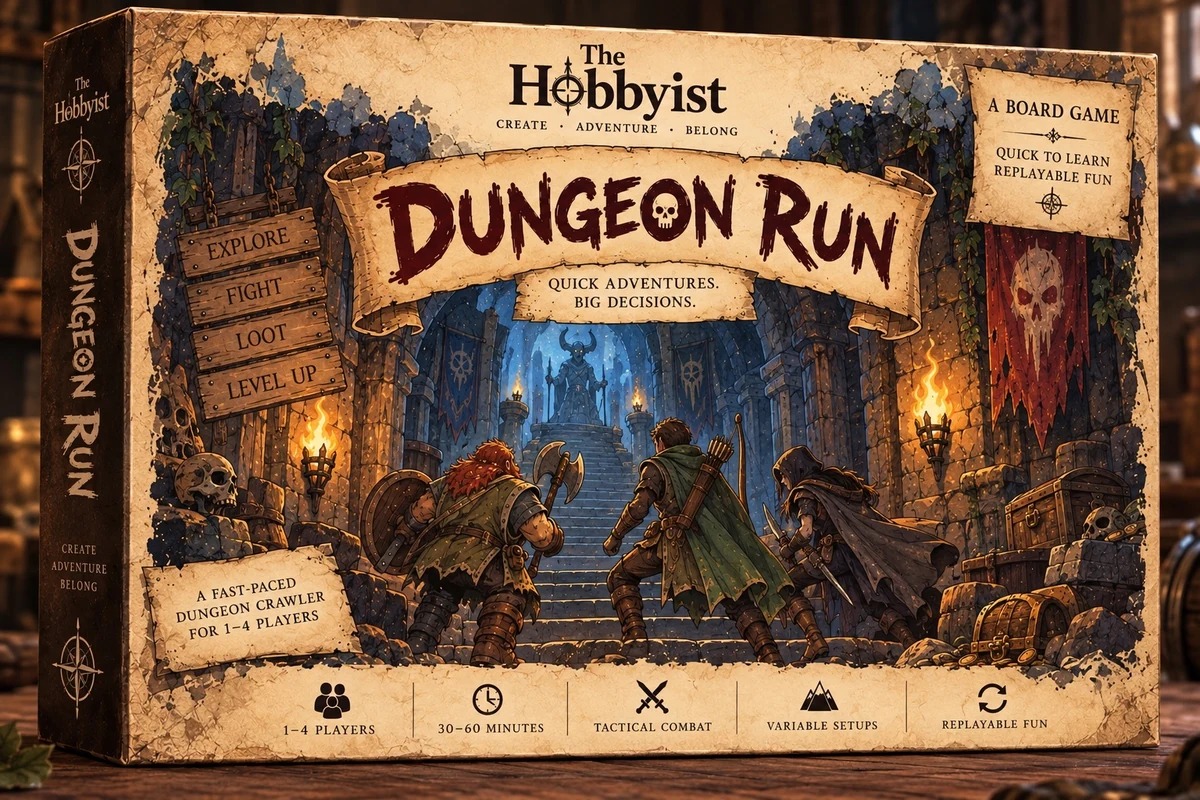 Dungeon Run board game artwork