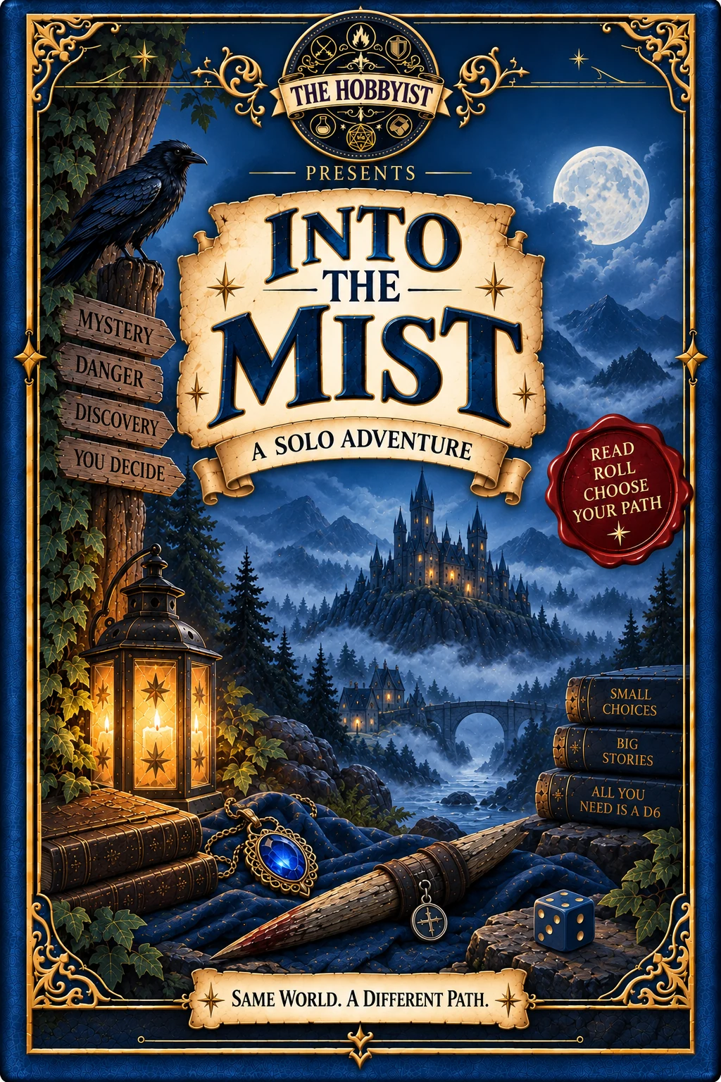 Into the Mist Solo Adventure book cover